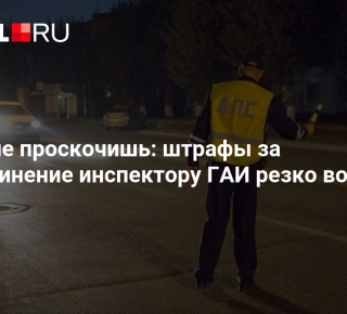 Неподчинение инспектору ГАИ теперь обойдется гораздо дороже: штрафы значительно увеличились.