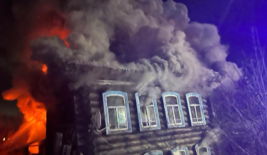 Поселок Баранчинский в огне