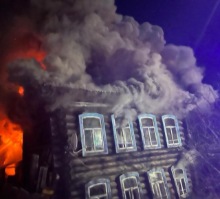 Поселок Баранчинский в огне