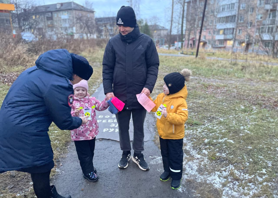 Стань заметнее на дороге. 