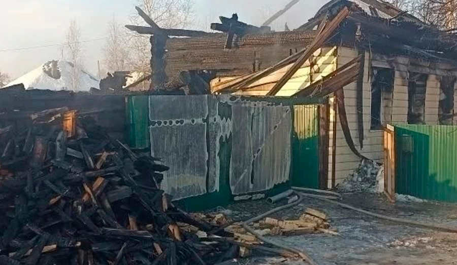 Трагедия в Лобве: пожар унес жизнь человека