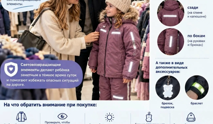 ПОЗАБОТЬТЕСЬ О ТОМ, ЧТОБЫ РЕБЁНКА БЫЛО ВИДНО  