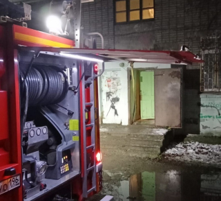 При пожаре в Кушве спасено двадцать человек